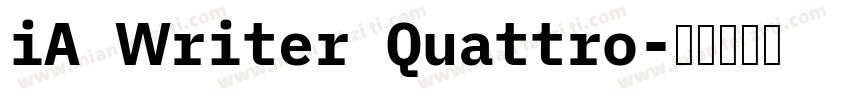 iA Writer Quattro字体转换